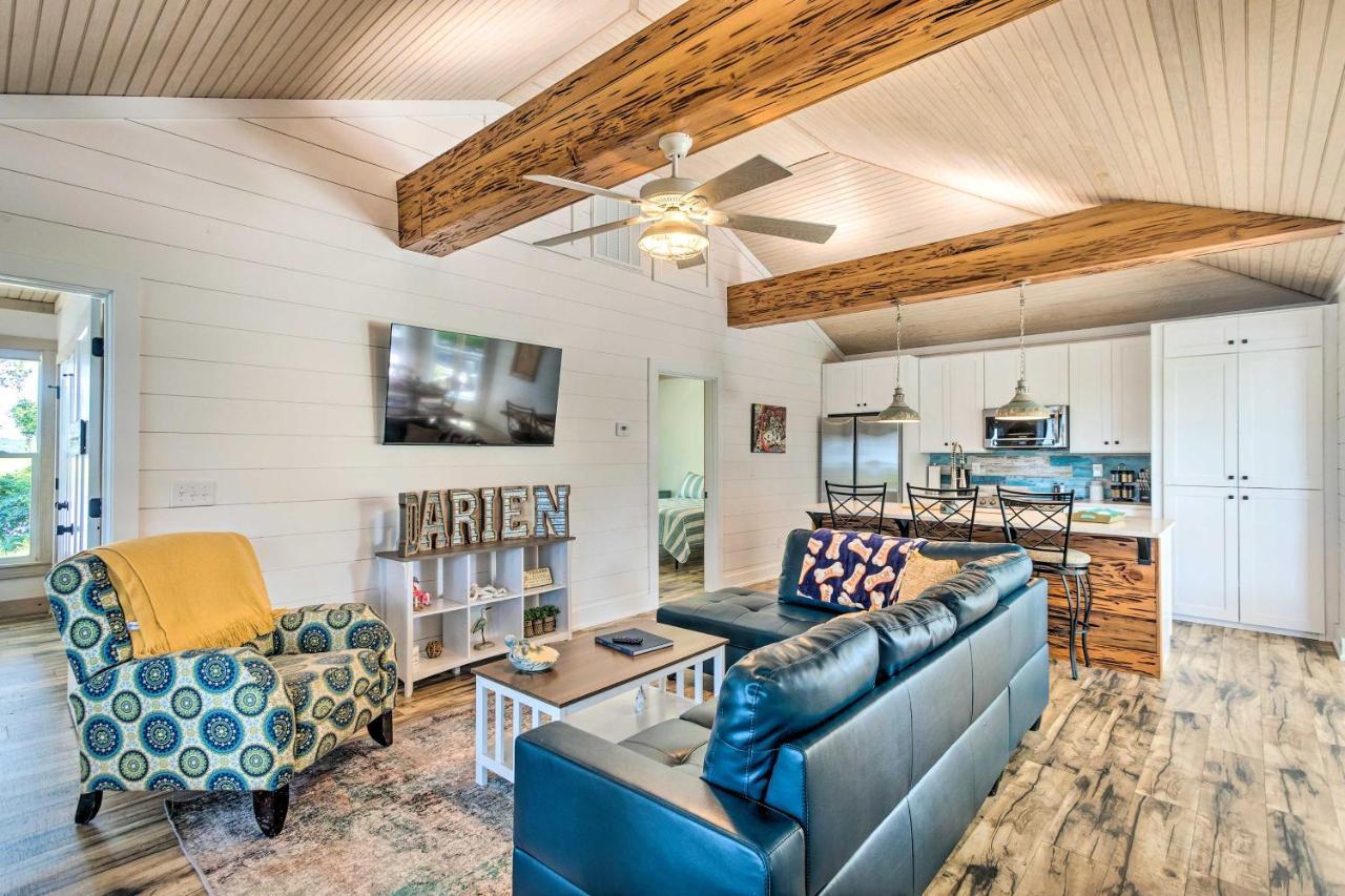 Riverfront Darien Cottage With Private Dock! Extérieur photo