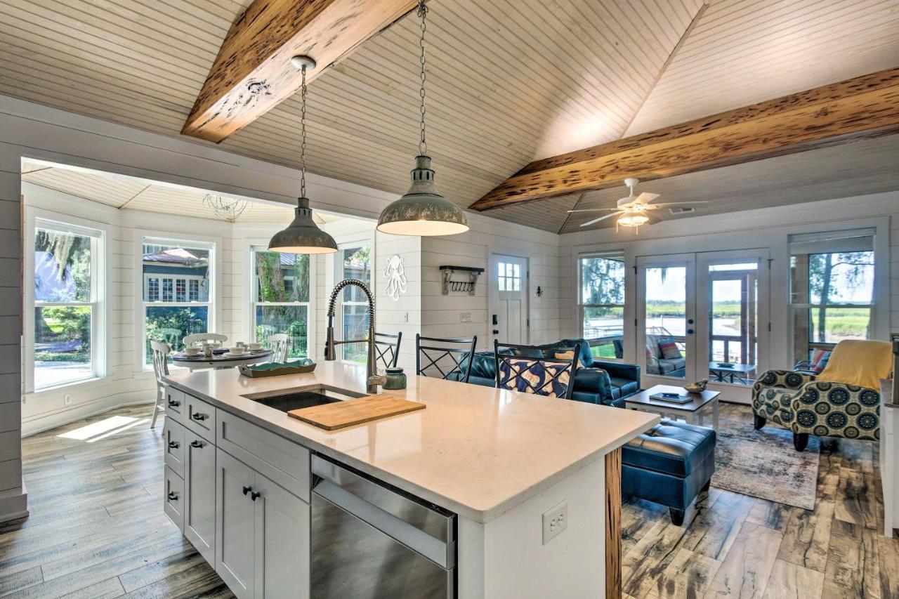 Riverfront Darien Cottage With Private Dock! Extérieur photo