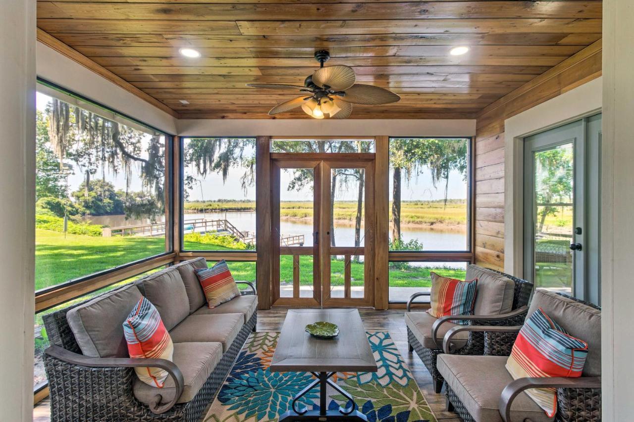 Riverfront Darien Cottage With Private Dock! Extérieur photo
